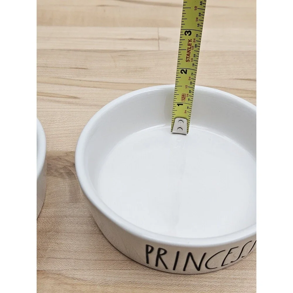 Rae Dunn PURRFECT + PRINCESS Cat Bowls 5